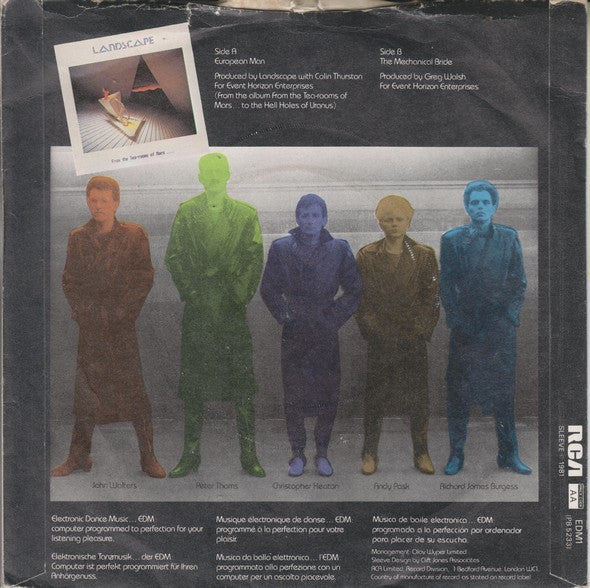 Landscape : European Man (7", Single)