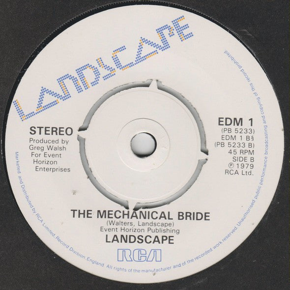 Landscape : European Man (7", Single)