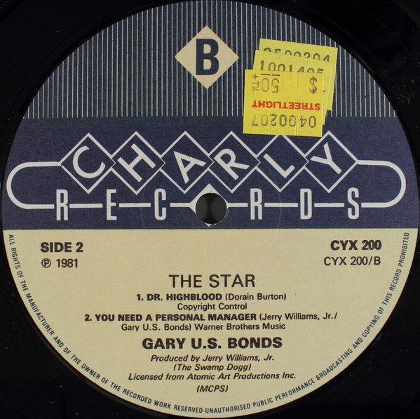 Gary U.S. Bonds : The Star (10")