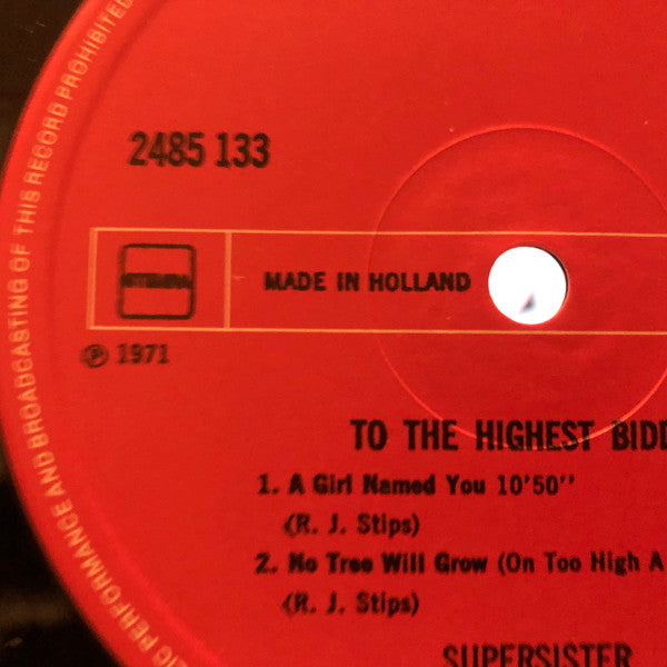 Supersister (2) : To The Highest Bidder (LP, Album, RE)