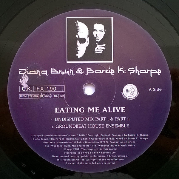 Diana Brown & Barrie K Sharpe : Eating Me Alive (12")