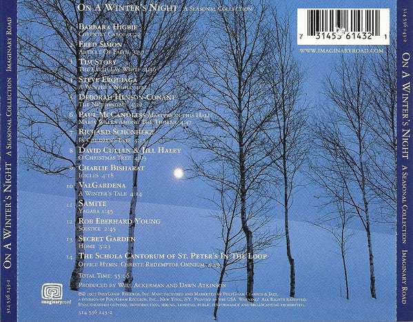Various : On A Winter's Night (A Seasonal Collection From Imaginary Road) (CD)