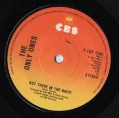 The Only Ones : Out There In The Night (7", Single)