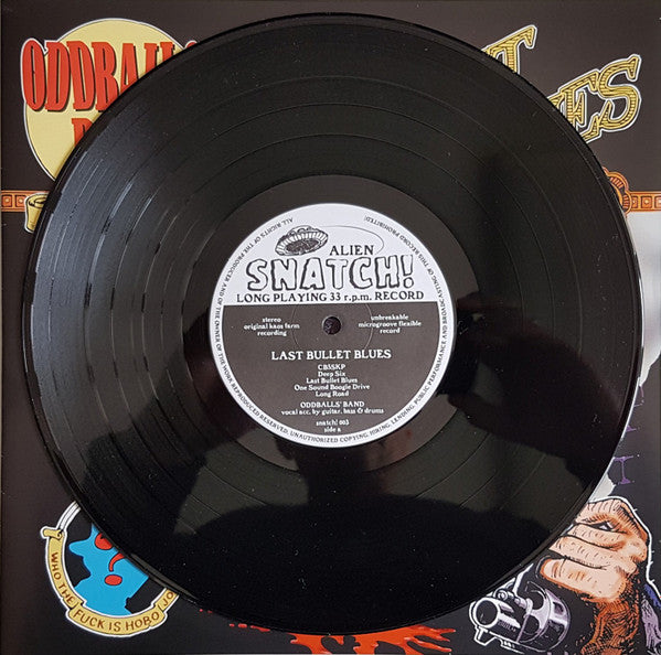 Oddballs' Band : Last Bullet Blues (10", Album, Ltd)