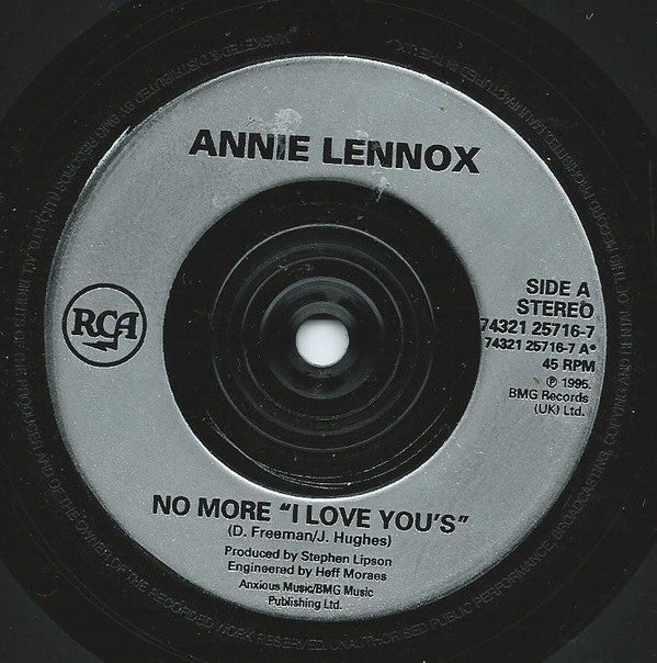 Annie Lennox : No More “I Love Youʼsˮ (7", Single)