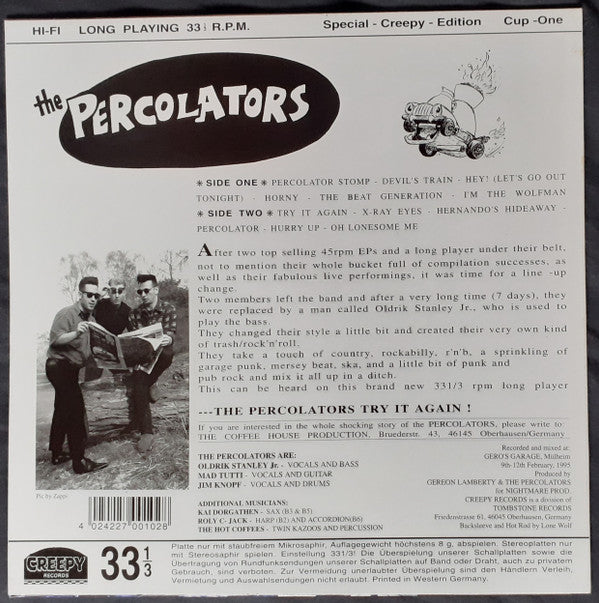 The Percolators : Try It Again! (10", Album)
