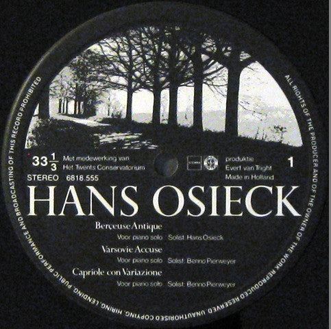 Hans Osieck : Hans Osieck (LP)