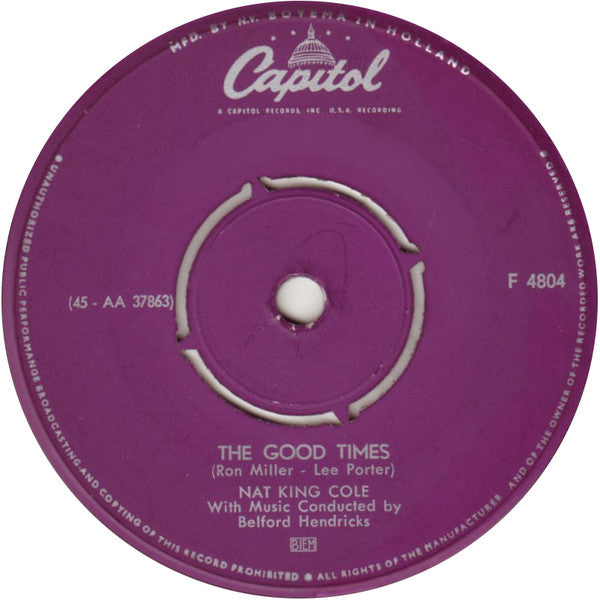 Nat King Cole : Ramblin' Rose (7", Single)