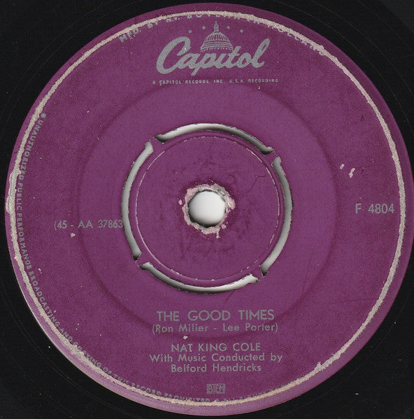 Nat King Cole : Ramblin' Rose (7", Single)