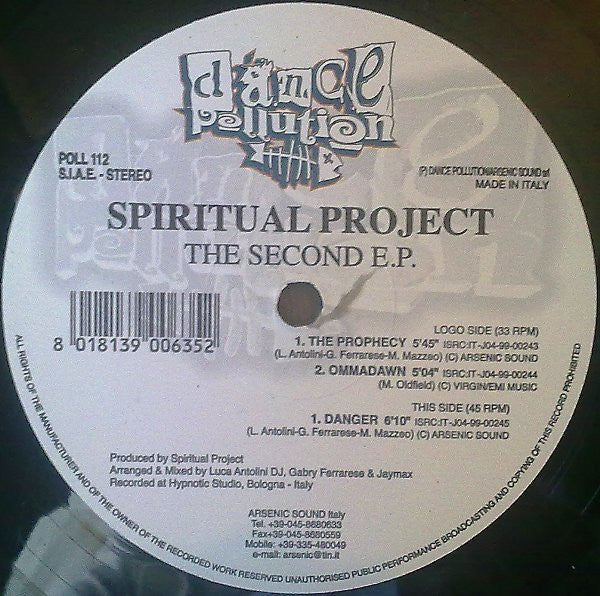 Spiritual Project : The Second E.P. (12", EP)