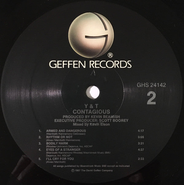 Y & T : Contagious (LP, Album)