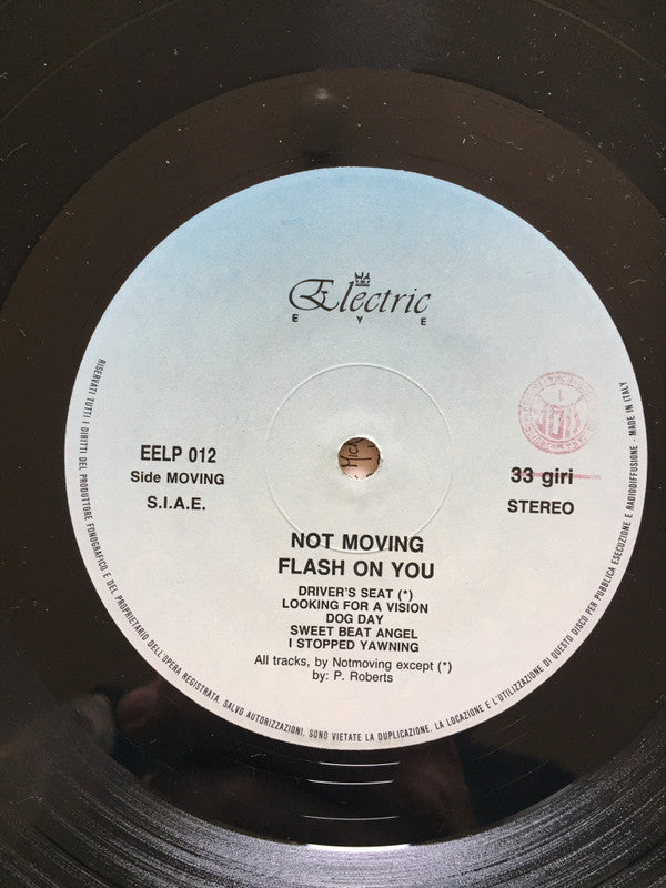 Not Moving : Flash On You (LP, Album)
