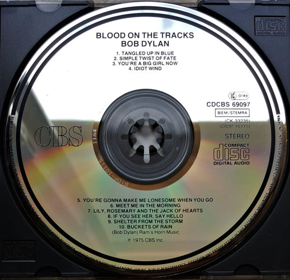 Bob Dylan : Blood On The Tracks (CD, Album, RE)