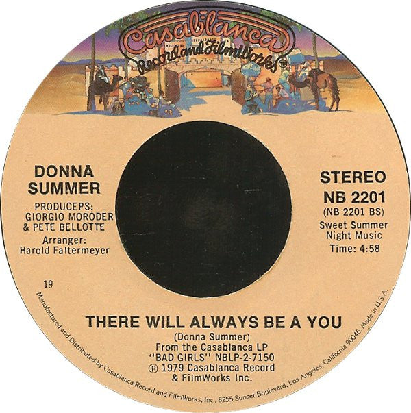Donna Summer : Dim All The Lights (7", Single, Styrene, 19 )