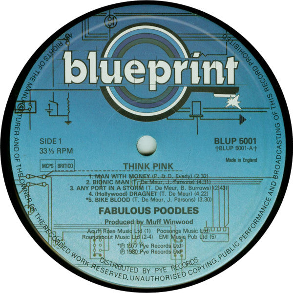 Fabulous Poodles : Think Pink (LP, Album)
