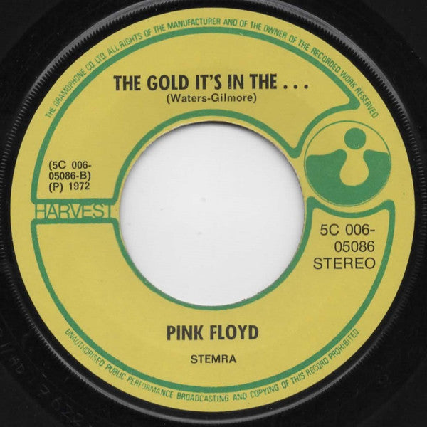 Pink Floyd : Free Four  (7", Single, MP)