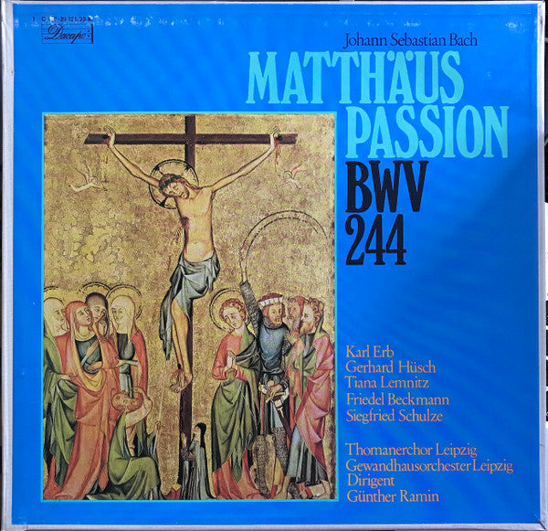 Johann Sebastian Bach : Matthäus-Passion (3xLP, Mono)