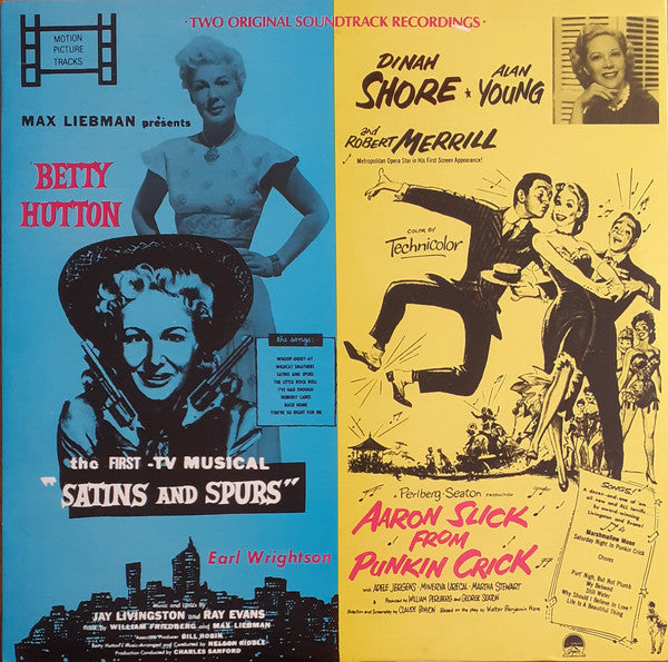 Livingston & Evans : "Satins And Spurs" / "Aaron Slick From Punkin Crick"  (LP, Comp, Yel)