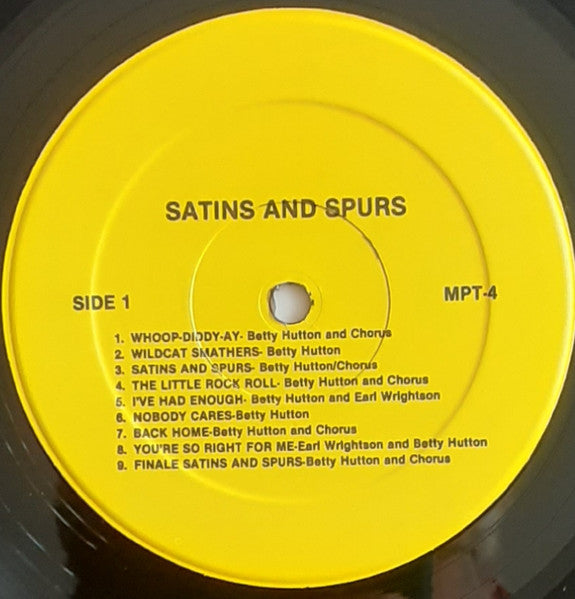 Livingston & Evans : "Satins And Spurs" / "Aaron Slick From Punkin Crick"  (LP, Comp, Yel)