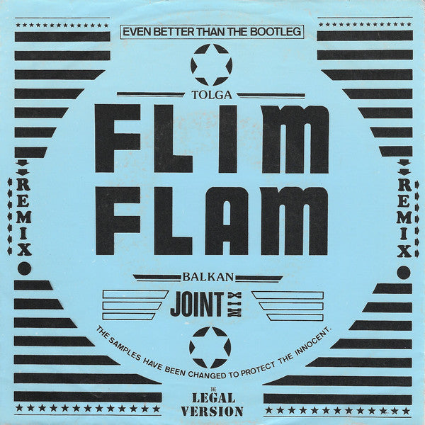 Tolga "Flim Flam" Balkan : Volume I (7", Single, Bla)