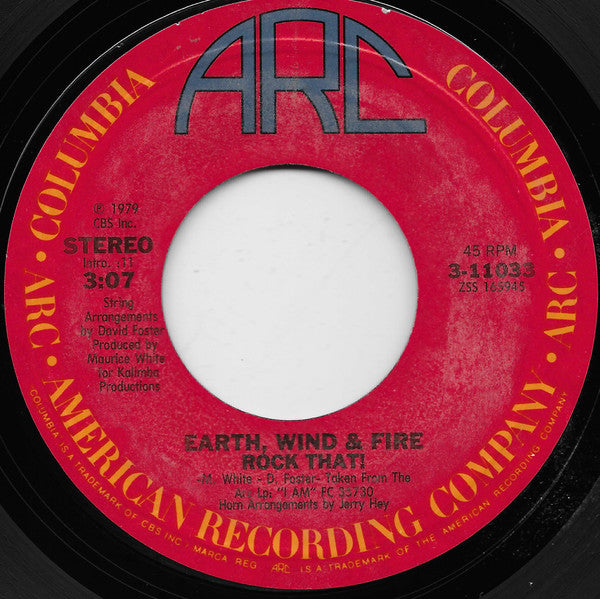 Earth, Wind & Fire : After The Love Has Gone (7", Single, Styrene, Ter)