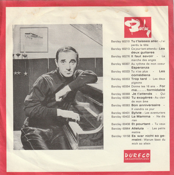 Charles Aznavour : La Mamma (7", Single)