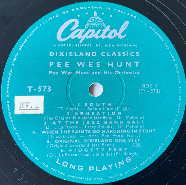 Pee Wee Hunt : Dixieland Classics (LP)