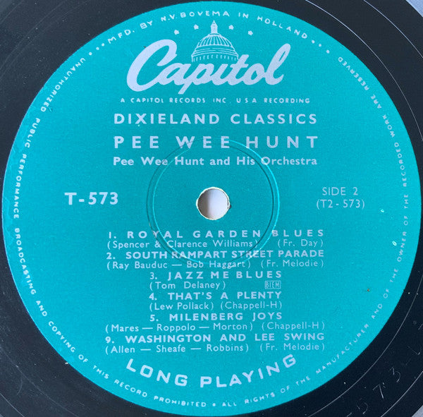 Pee Wee Hunt : Dixieland Classics (LP)