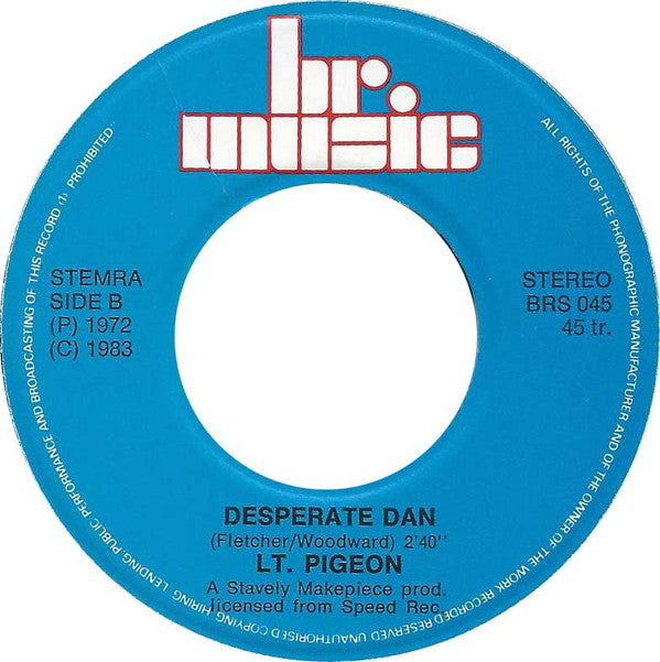 Lieutenant Pigeon : Mouldy Old Dough / Desperate Dan (7", Single, RE)