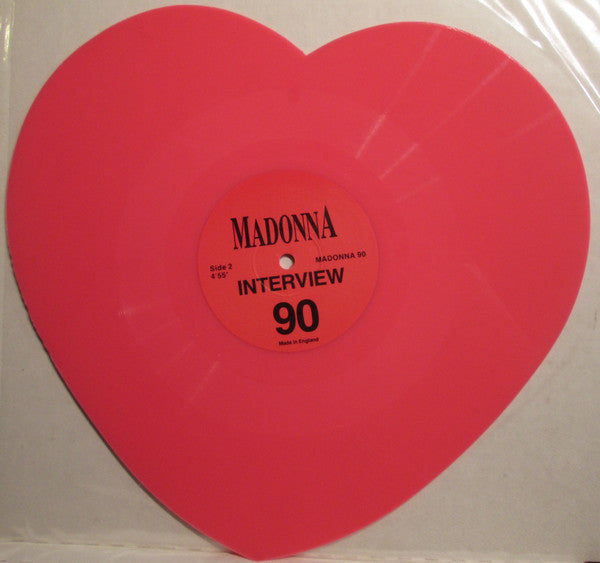 Madonna : Interview 90 (7", Shape, Unofficial, Pin)