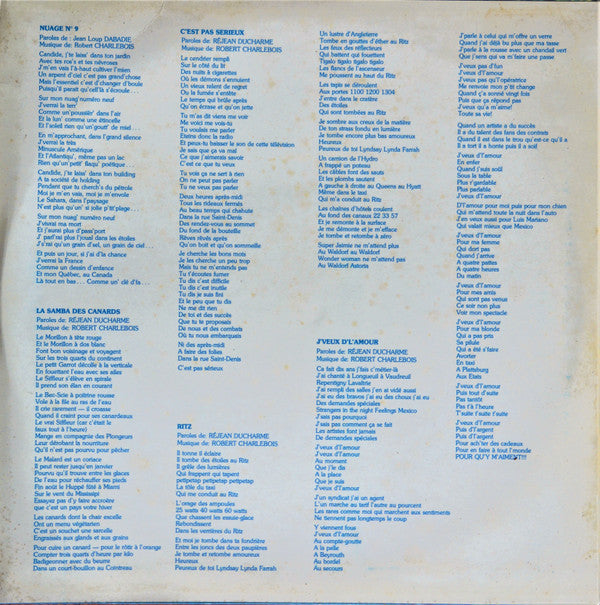 Robert Charlebois : Solide (LP, Album, Gat)