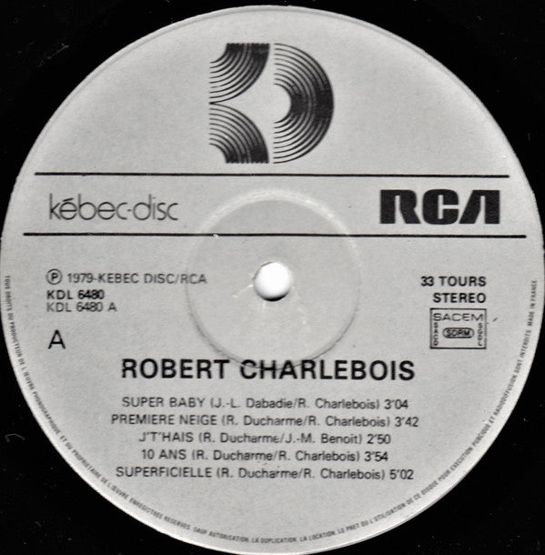 Robert Charlebois : Solide (LP, Album, Gat)