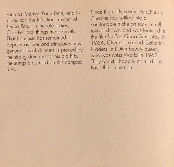 Chubby Checker : Let's Twist Again (20 Twist & Limbo Hits) (CD, Comp)