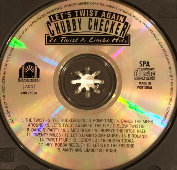 Chubby Checker : Let's Twist Again (20 Twist & Limbo Hits) (CD, Comp)