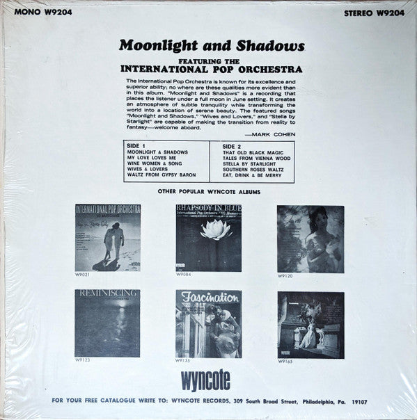 The International Pop Orchestra : Moonlight And Shadows (LP)