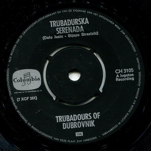 Dubrovački Trubaduri : Jedan Dan (7", Single)