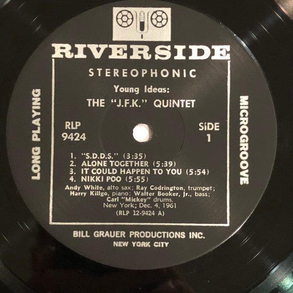 The "J.F.K." Quintet* : Young Ideas (LP, Album, No )