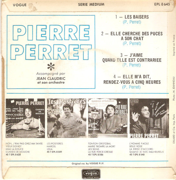 Pierre Perret (2) : Les Baisers (7", EP)