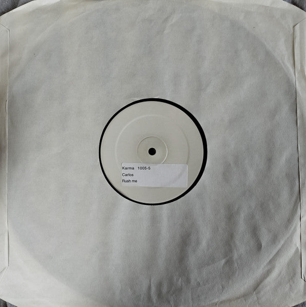 Carlos : Rush Me (12", W/Lbl, Sti)