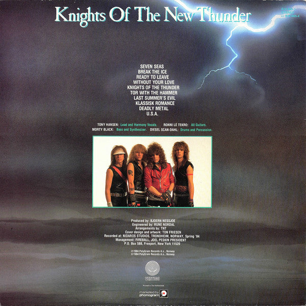 TNT (15) : Knights Of The New Thunder (LP, Album)