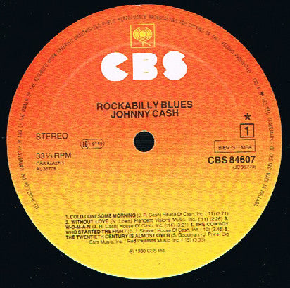 Johnny Cash : Rockabilly Blues (LP, Album)
