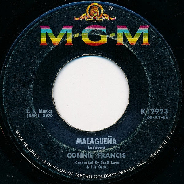 Connie Francis : My Heart Has A Mind Of Its Own (7")