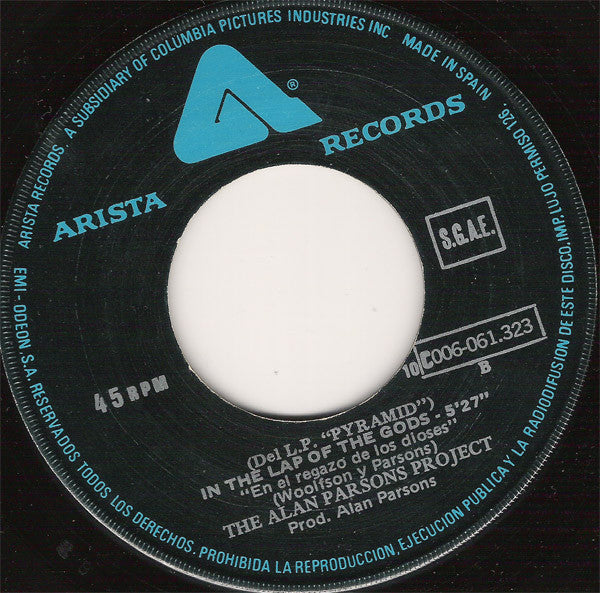 The Alan Parsons Project : Pyramania (7", Single)