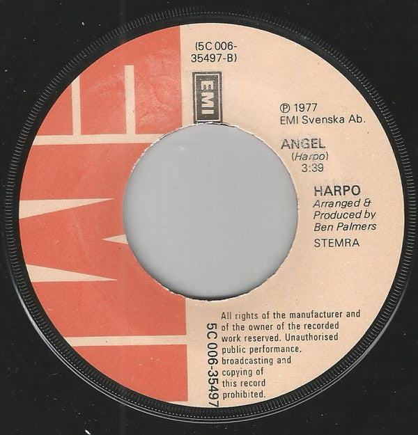 Harpo : Television (7", Single)