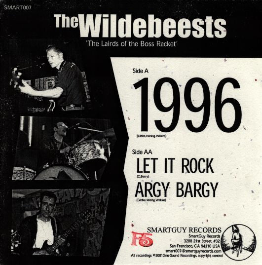 The Wildebeests : 1996 (7", Ltd)