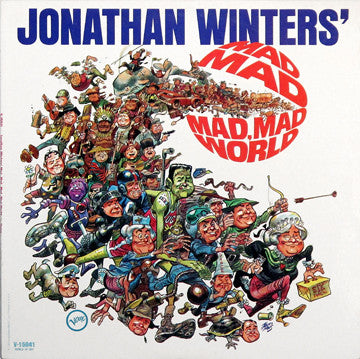 Jonathan Winters : Jonathan Winters' Mad, Mad, Mad, Mad World (LP, Album, Comp, Mono)