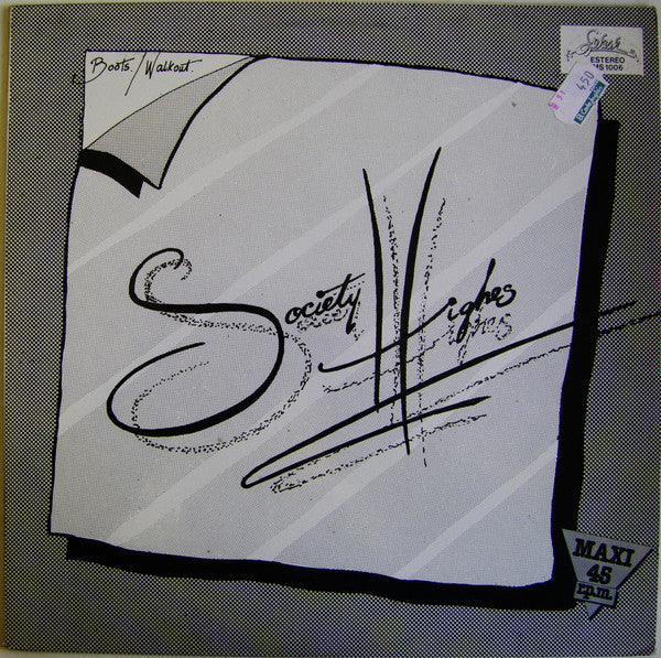 Society Highes : Boots / Walkout (12", Maxi)