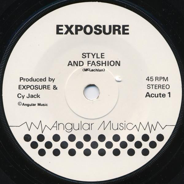 Exposure (10) : Video Eyes / Style + Fashion (7", Single)