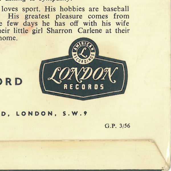 Slim Whitman : Song Of The Wild (7", EP)