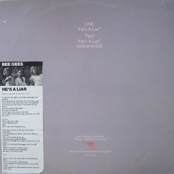 Bee Gees : He's A Liar (12", EP)